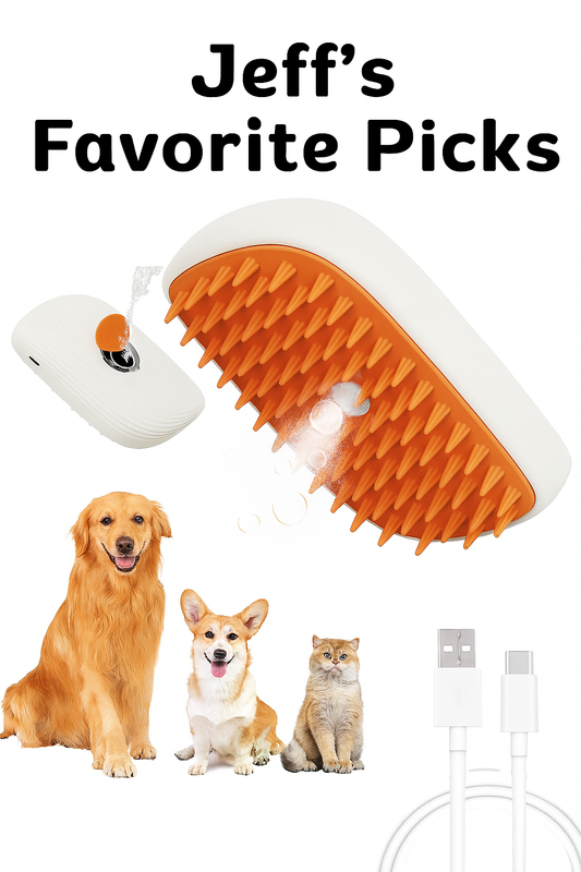 Relaxing Grooming with the USB Steam Cat Brush – Healthy Coat, Happy Pet