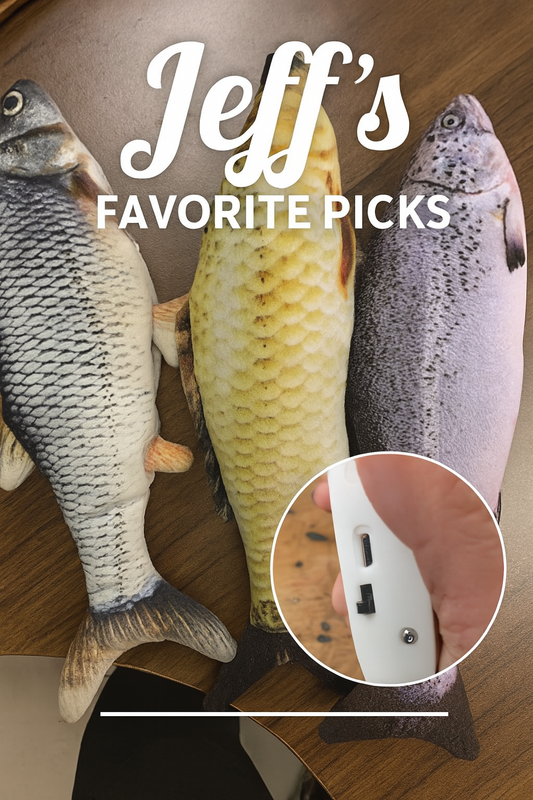 Realistic Floppy Fish Cat Toy – USB Rechargeable & Interactive Fun!