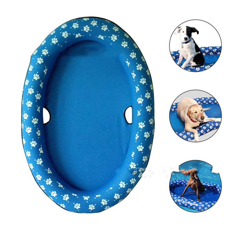 Inflatable Dog Pool Float – Waterproof Raft for Pets up to 40kg