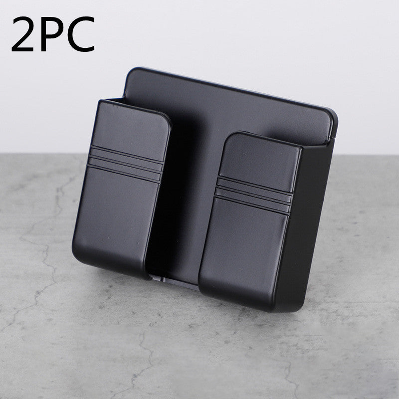 Wall-Mounted Remote & Phone Holder – No-Drill Adhesive Charging Stand