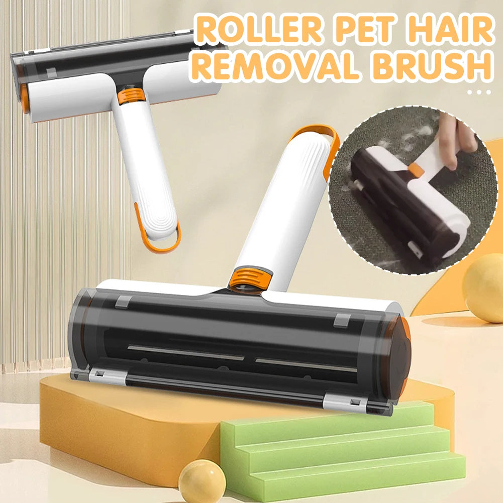 Reusable Pet Hair Removal Roller – No-Sticky, Battery-Free Fur Cleaner for Fabric Surfaces