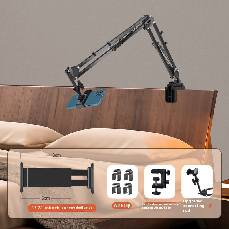 Folding Bedside Phone Holder | Lazy Mount, Adjustable