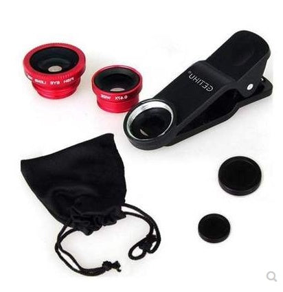 3-in-1 Clip-On Fisheye Lens Kit for Mobile Phones – Universal Fit – tech-gadget
