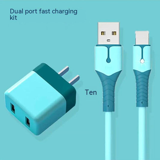 3-in-1 Fast Charging Cable – Universal USB Cable with Lightning, Micro USB & Type-C – power-bank