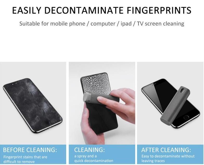 2-in-1 Screen Cleaner Kit | Spray & Wipe for Phones & Laptops – cleaning-tool
