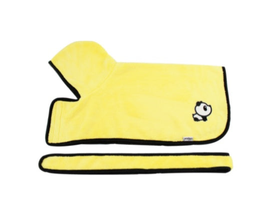 Super Absorbent Dog Bathrobe Towel – Quick-Dry Microfiber Pet Drying Coat