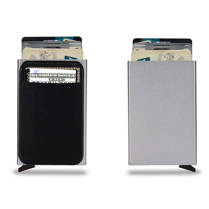 RFID-Blocking Metal Card Holder – Slim Aluminum Wallet – tech-gadget