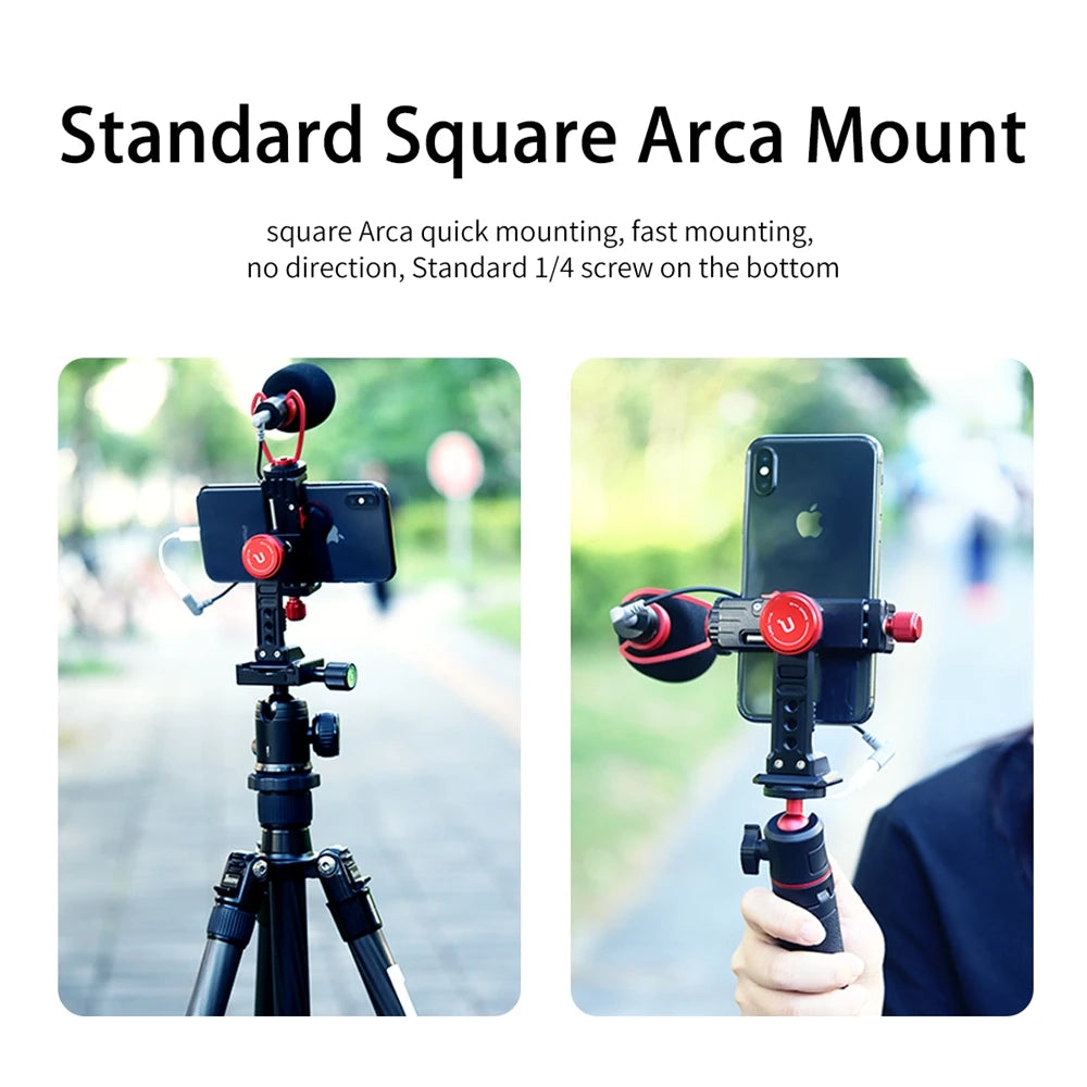 Ulanzi Tripod Mount Adapter – Universal Smartphone Holder for Vlogging & Streaming