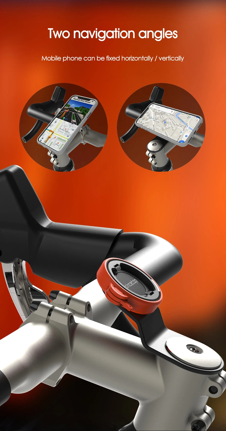 SINCE TOP Quick Mount Phone Holder – Motorcycle & Bike iPhone Mount