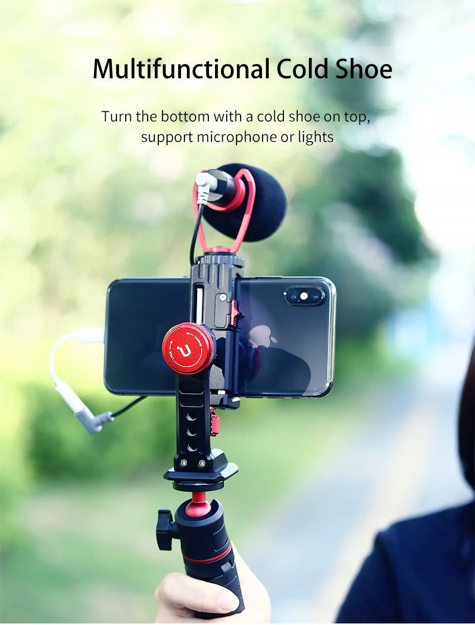 Ulanzi Tripod Mount Adapter – Universal Smartphone Holder for Vlogging & Streaming