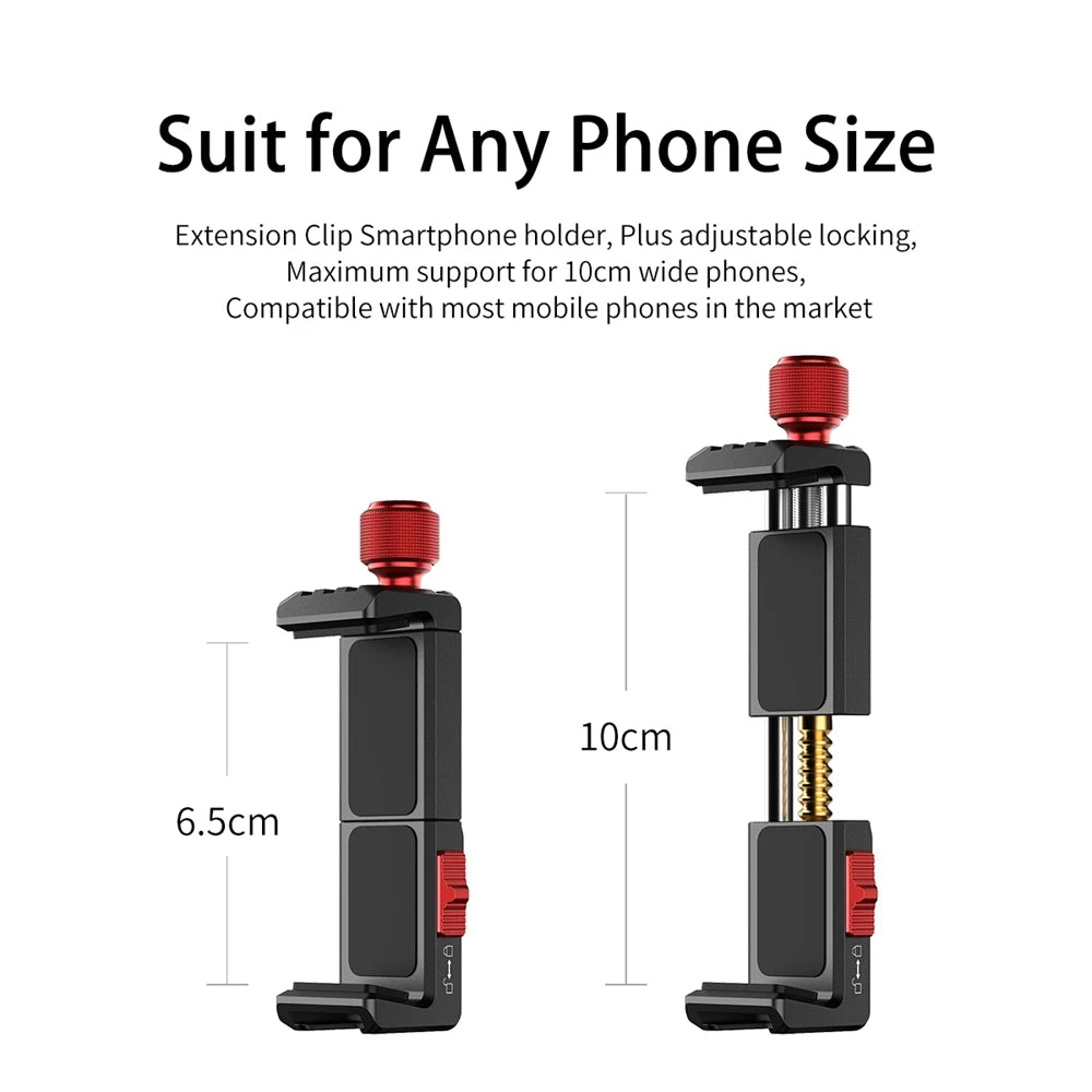 Ulanzi Tripod Mount Adapter – Universal Smartphone Holder for Vlogging & Streaming