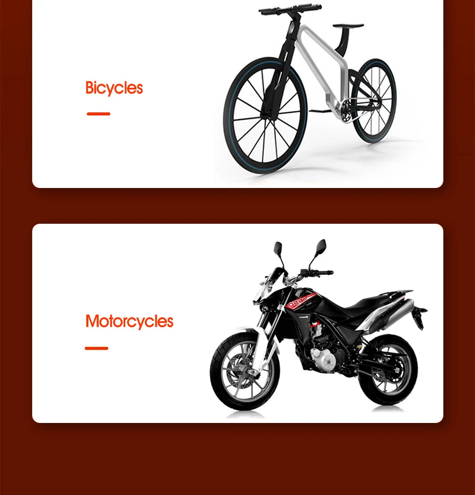 SINCE TOP Universal Bike & Motorcycle Phone Mount – Quick Release, 360° Rotation