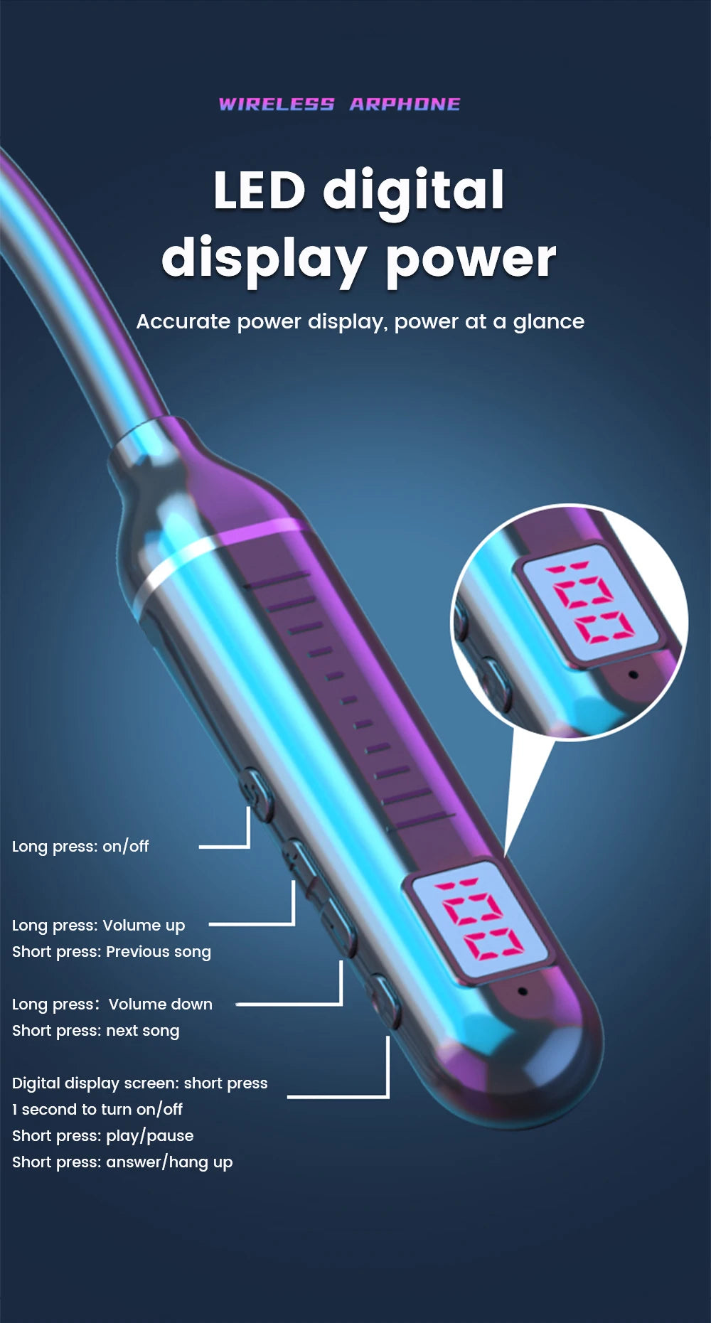 HKFZ In-Ear Wireless Bluetooth Earphones – Compact & Clear Sound