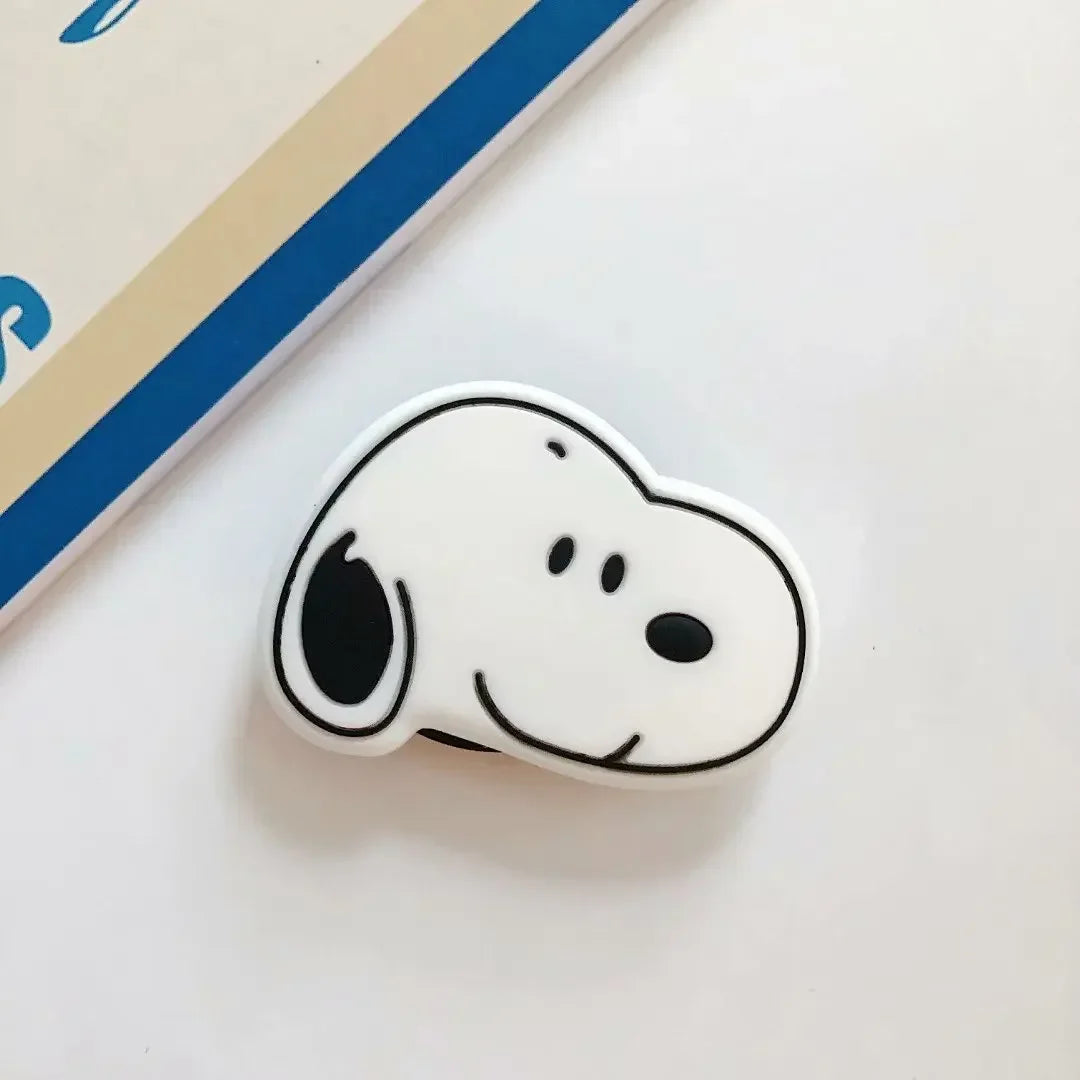 Snoopy Finger Ring Phone Stand – Cute Retractable Holder for iPhone