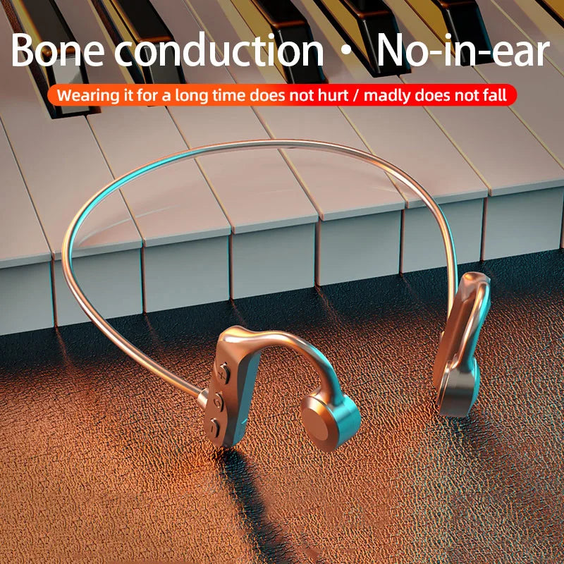 K69 Bone Conduction Wireless Earphones – Open-Ear Bluetooth Headset for Safe Outdoor Listening