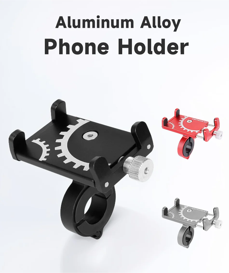 Universal Aluminum Phone Holder for Scooters – Stable & Durable Mount for iPhone & Android