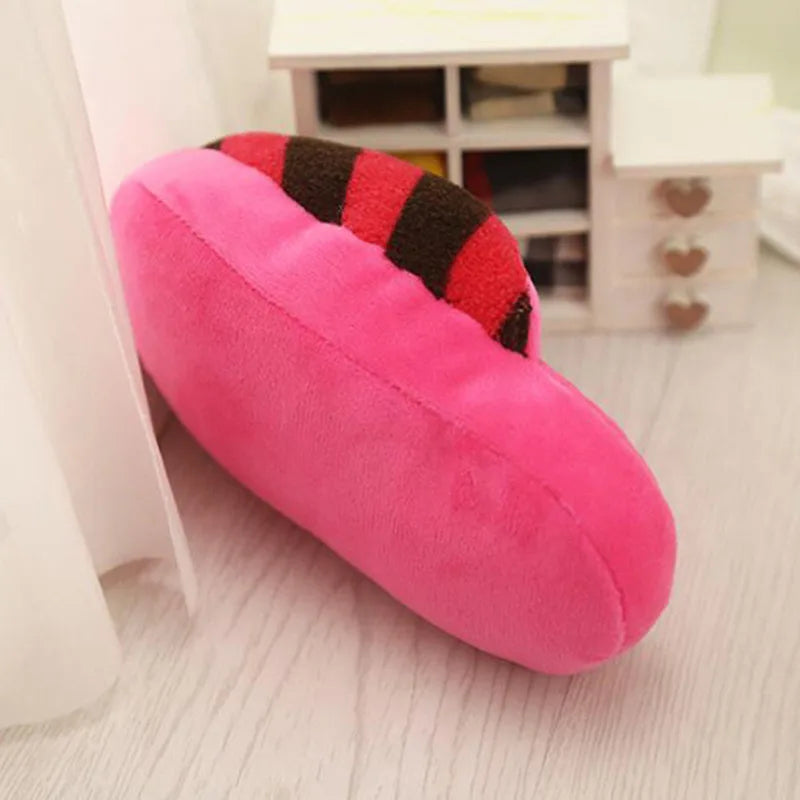 “Plush Slipper Squeaky Toy for Dogs & Cats – Chew & Play Interactive Pet Toy”