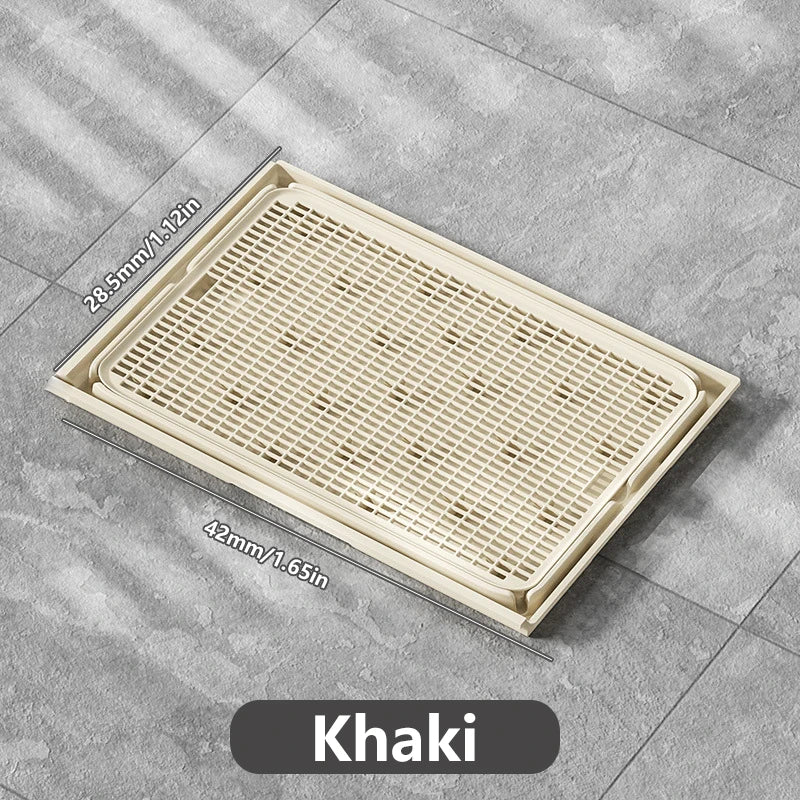 “Waterproof Cat Litter Mat – Double-Layer Trapping Pad for Easy Cleaning”