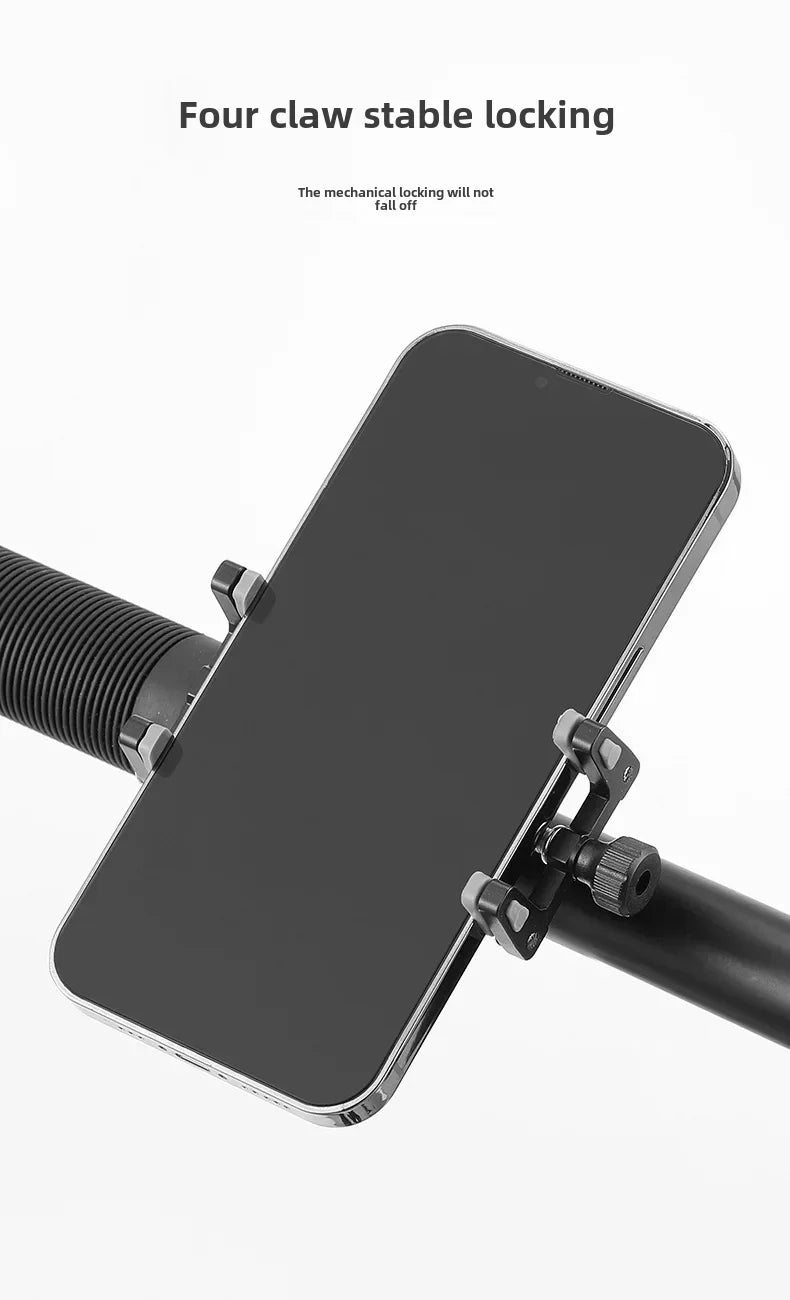 Universal Aluminum Bike Phone Mount β Secure Handlebar Holder for All Bikes