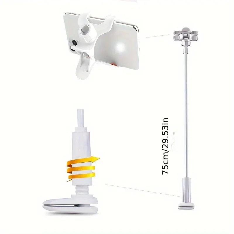 Flexible Gooseneck Phone Holder – 360° Lazy Bracket for Bed, Desk & Kitchen