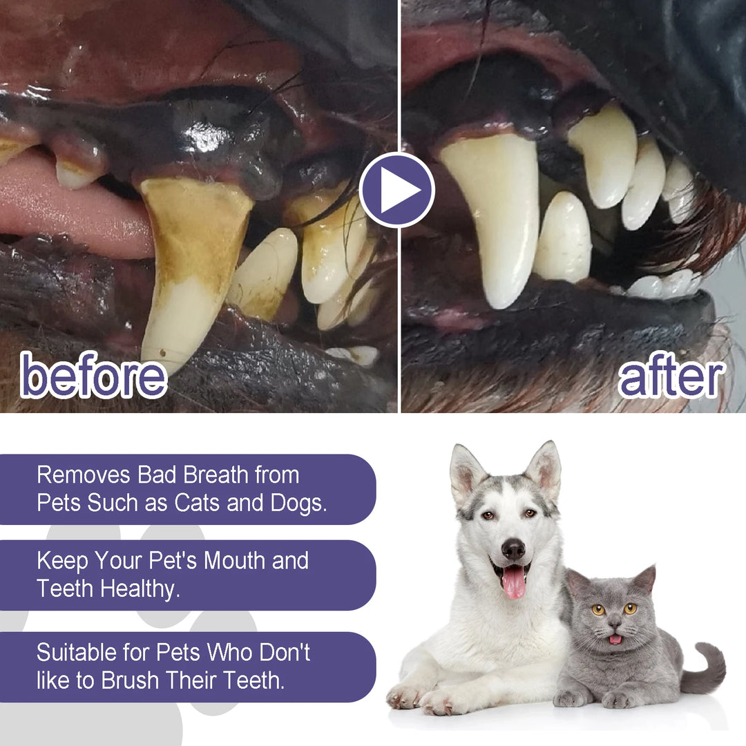 “Pet Dental Gel Pen – Fresh Breath & Tartar Control for Dogs & Cats”