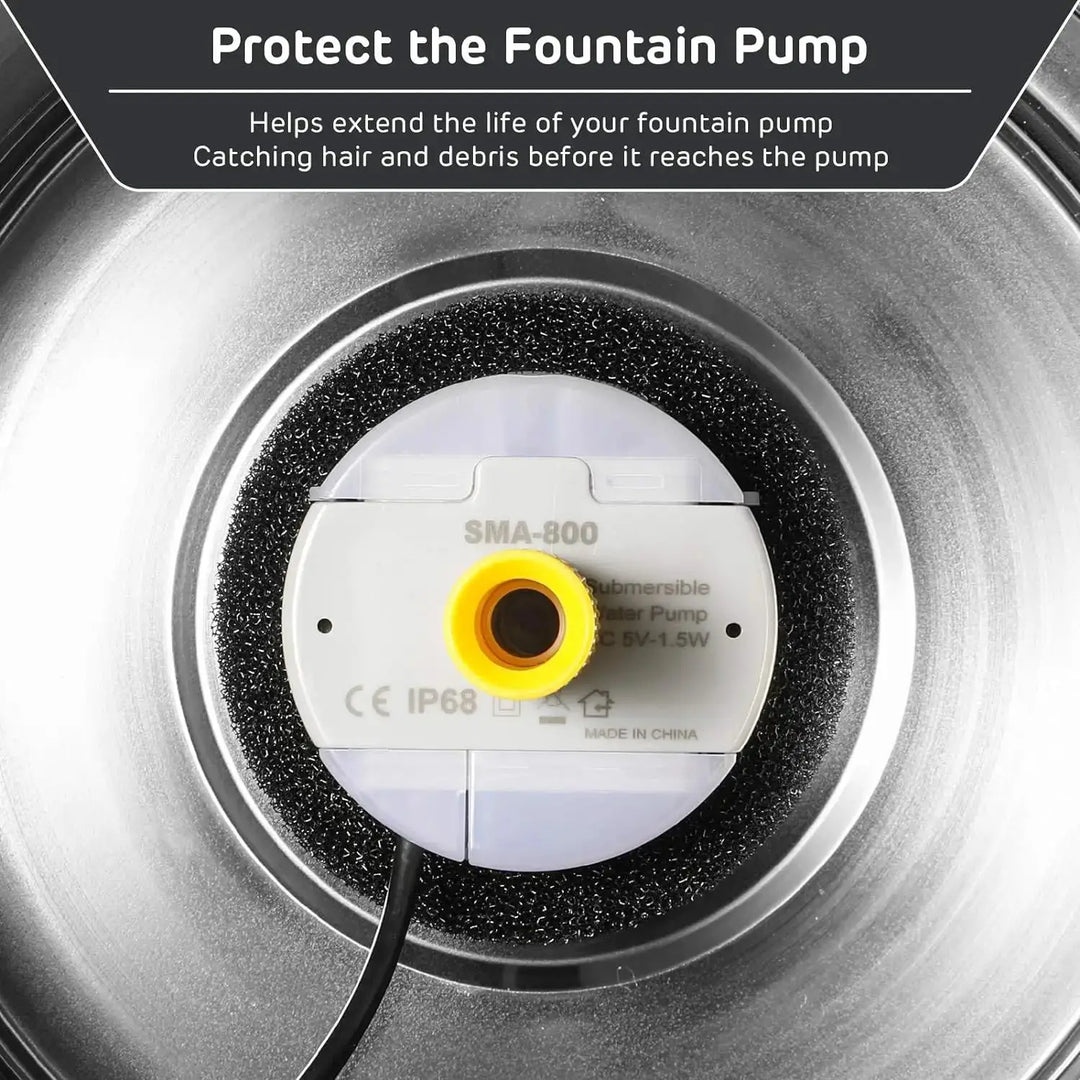 “Foam Filter Replacement for Pet Water Fountain – Compatible with SMA-800”
