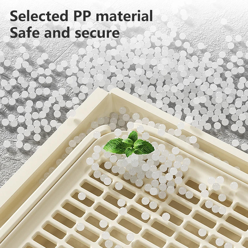 “Waterproof Cat Litter Mat – Double-Layer Trapping Pad for Easy Cleaning”