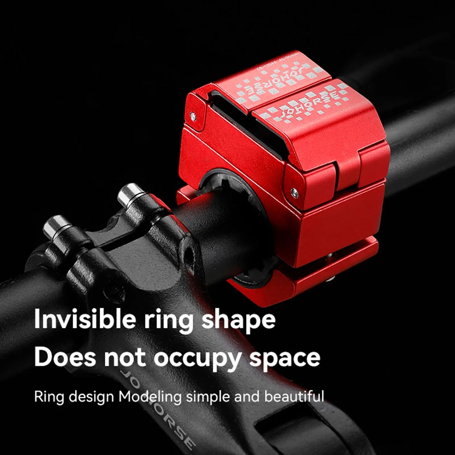 Ring Design Bike Phone Mount – 360° Rotation, Aluminum Alloy, Universal Fit