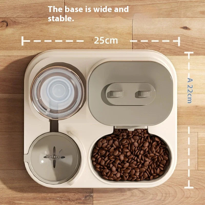 “Automatic Pet Feeder & Water Dispenser – Gravity Food & Water Set for Dogs & Cats”