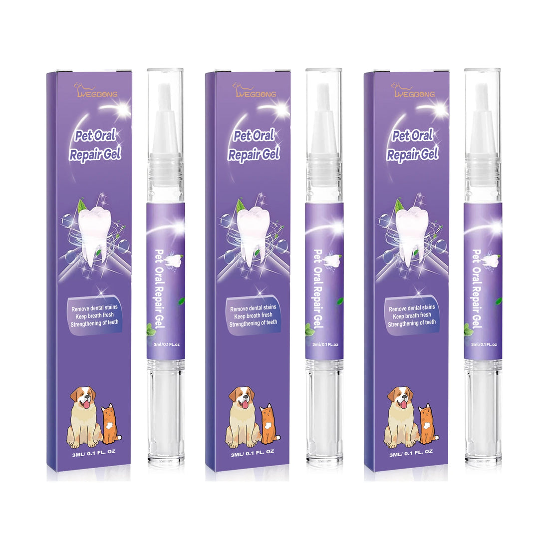 “Pet Dental Gel Pen – Fresh Breath & Tartar Control for Dogs & Cats”