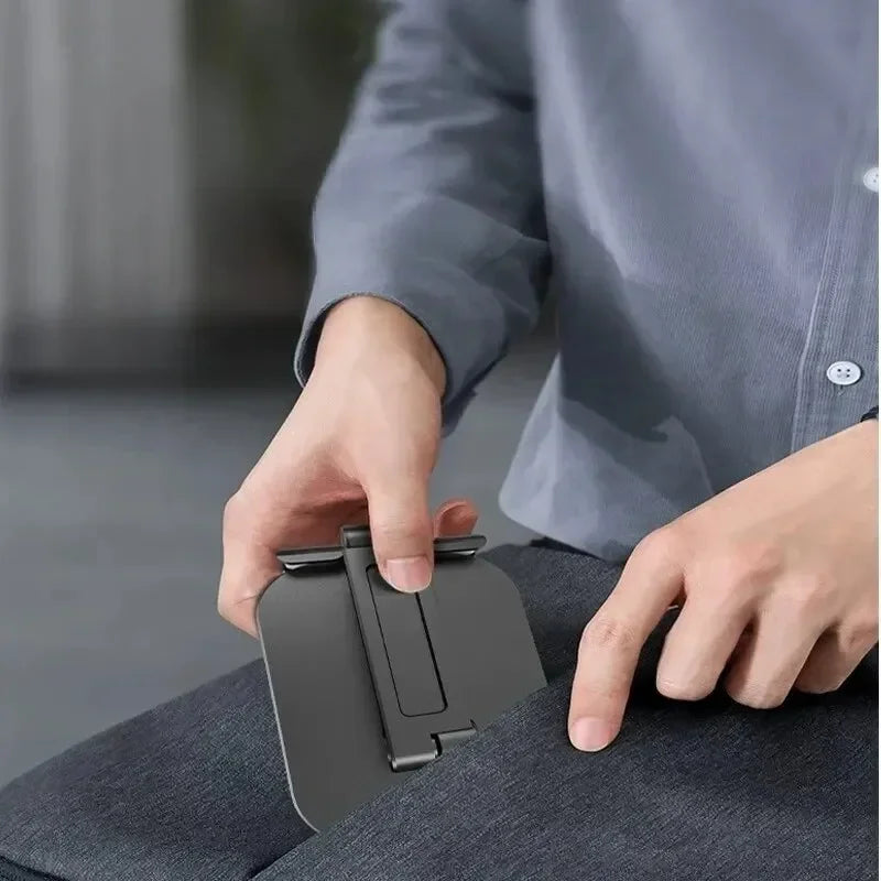 VIKEFON 3-Section Foldable Phone Stand – Adjustable Desk Holder for Smartphones & Tablets