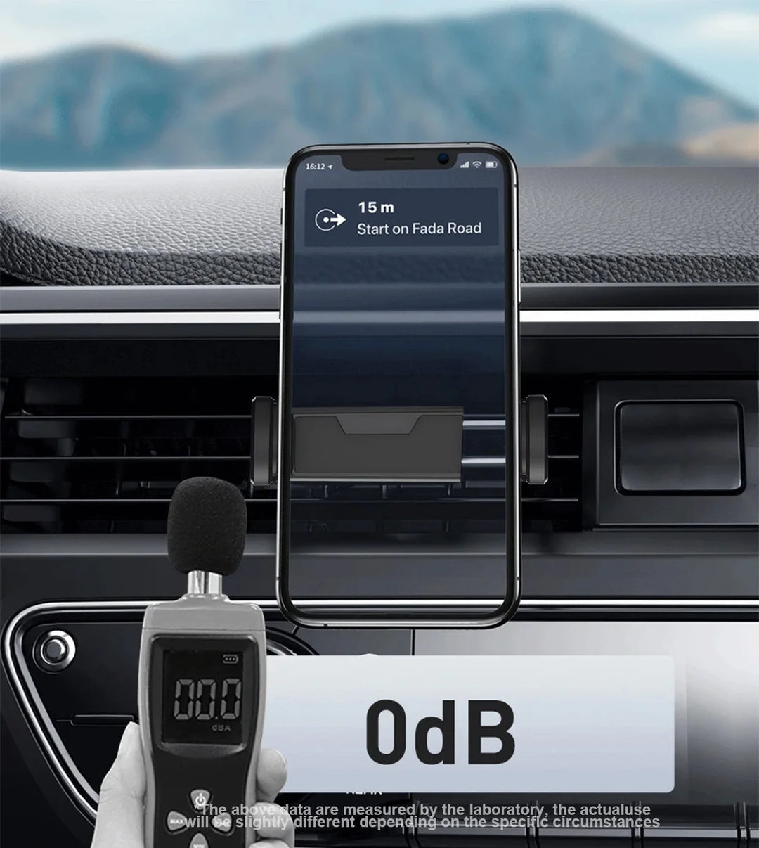 2025 Universal Car Vent Phone Holder – Rotatable, Anti-Slip Mount