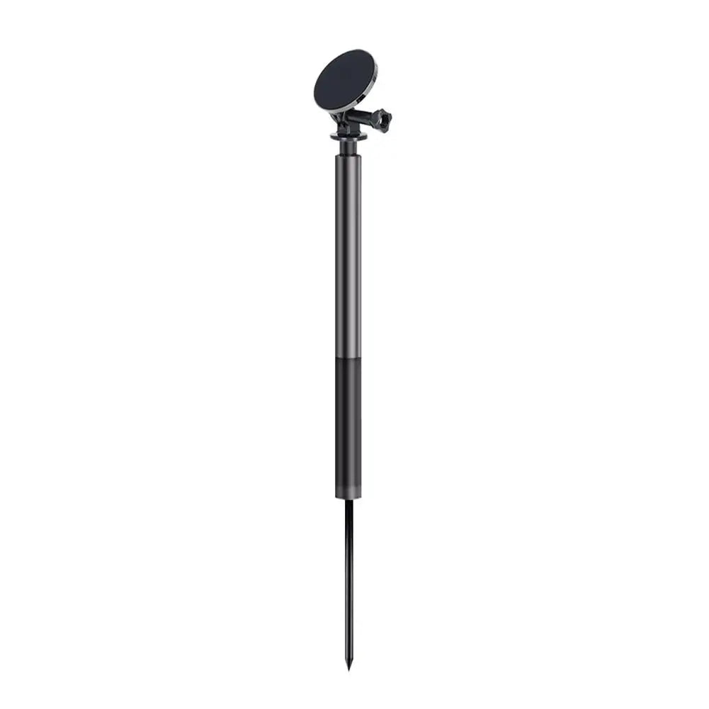 Magnetic Ground-Insert Phone Stand – Extendable Outdoor Tripod for Golf & Fishing