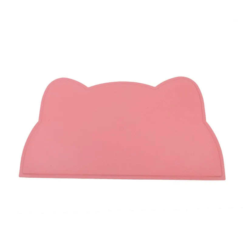 “Silicone Pet Feeding Mat – Waterproof Non-Slip Bowl Pad for Dogs & Cats”
