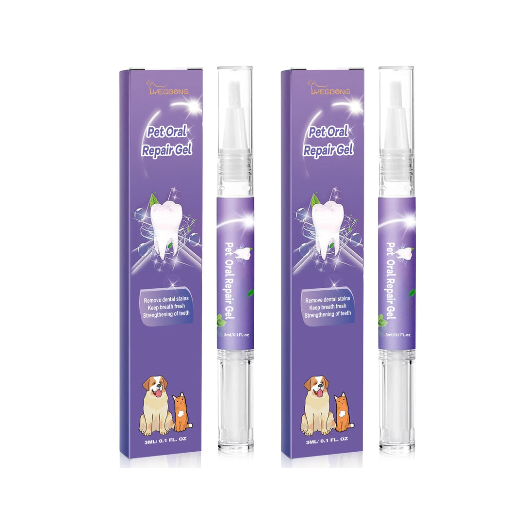 “Pet Dental Gel Pen – Fresh Breath & Tartar Control for Dogs & Cats”