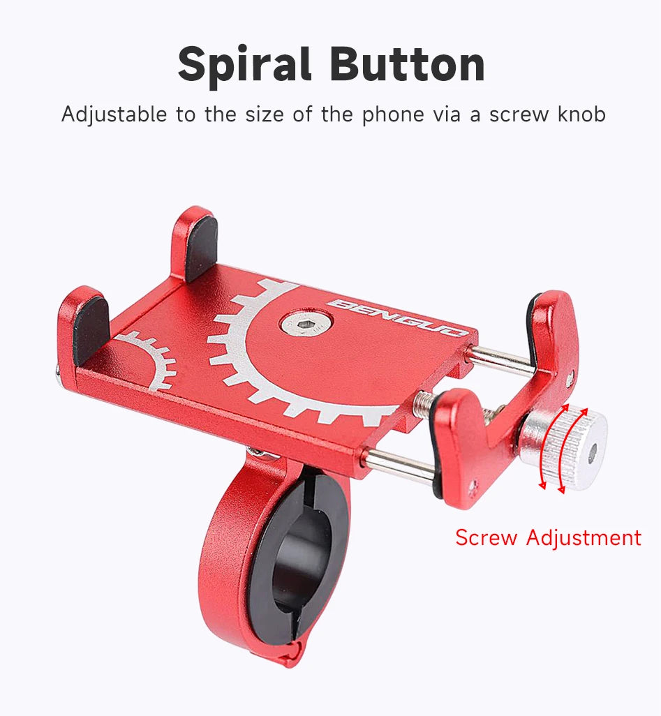 Universal Aluminum Phone Holder for Scooters – Stable & Durable Mount for iPhone & Android
