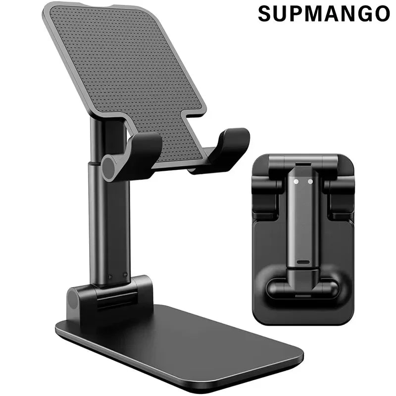 Adjustable Telescopic Phone & Tablet Stand – Foldable & Ergonomic Desk Holder