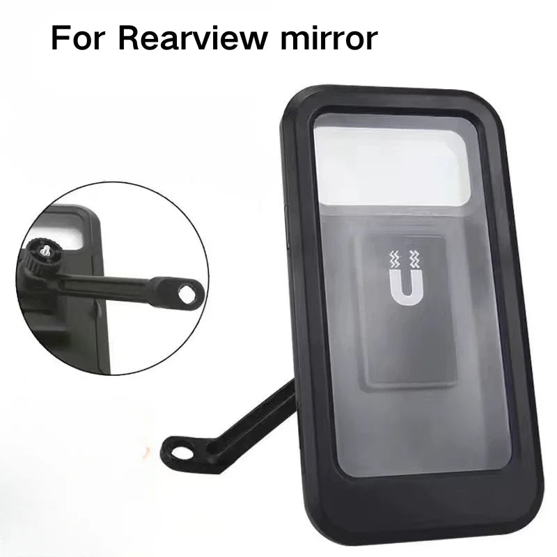 Waterproof Bike Phone Holder – Magnetic 360° Motorcycle Mount