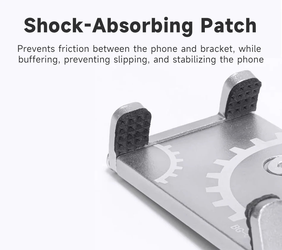 Universal Aluminum Phone Holder for Scooters – Stable & Durable Mount for iPhone & Android