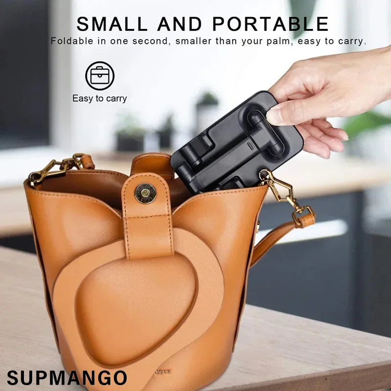 Adjustable Telescopic Phone & Tablet Stand – Foldable & Ergonomic Desk Holder