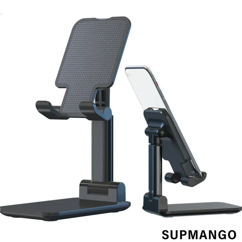 Adjustable Telescopic Phone & Tablet Stand – Foldable & Ergonomic Desk Holder
