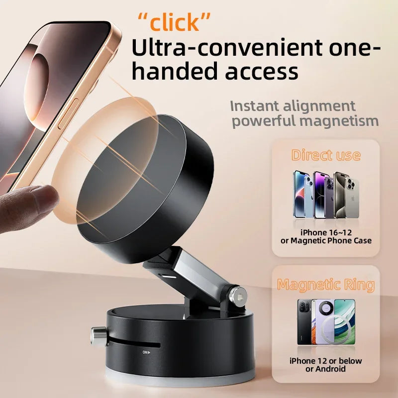 Magnetic Desk Phone Holder (EX1) – Minimalist MagSafe Stand for iPhone