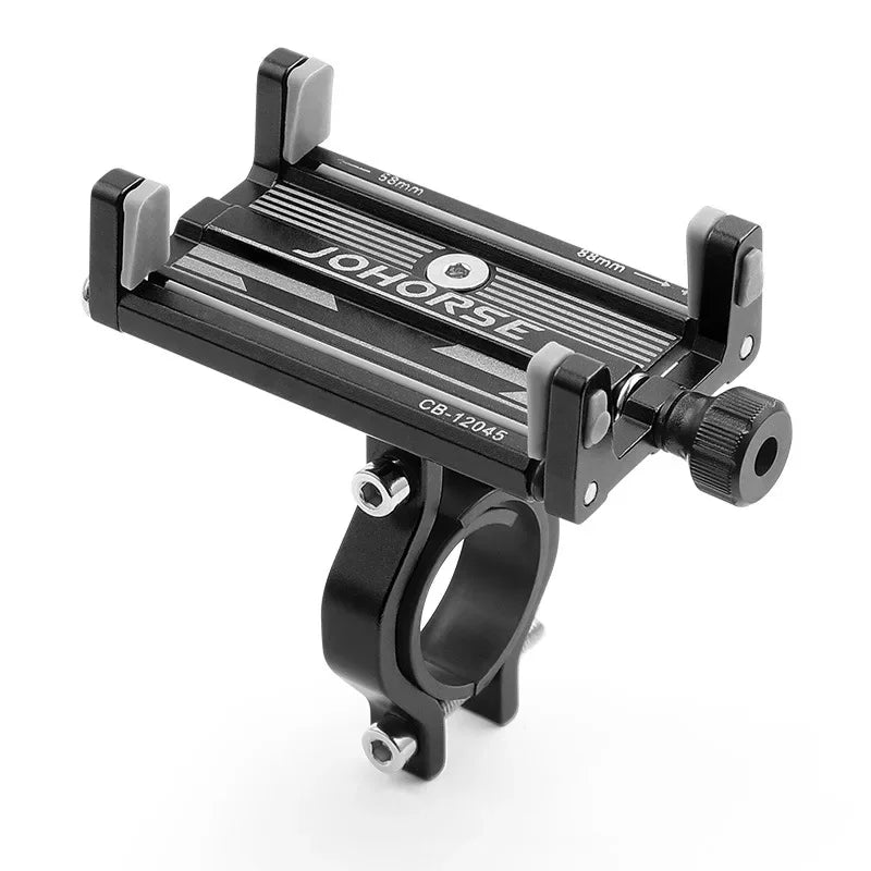 Universal Aluminum Bike Phone Mount β Secure Handlebar Holder for All Bikes
