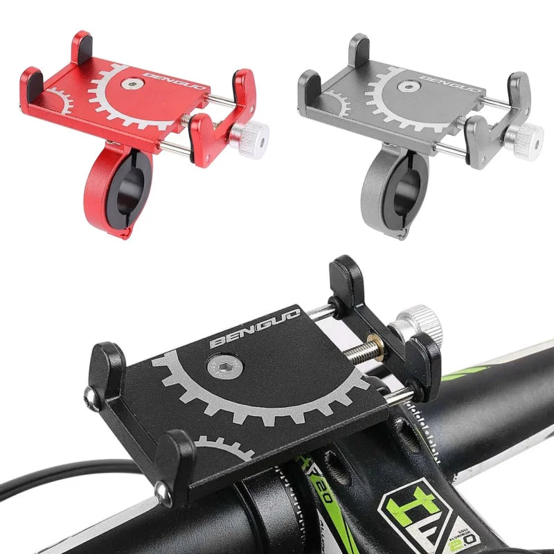 Universal Aluminum Phone Holder for Scooters – Stable & Durable Mount for iPhone & Android
