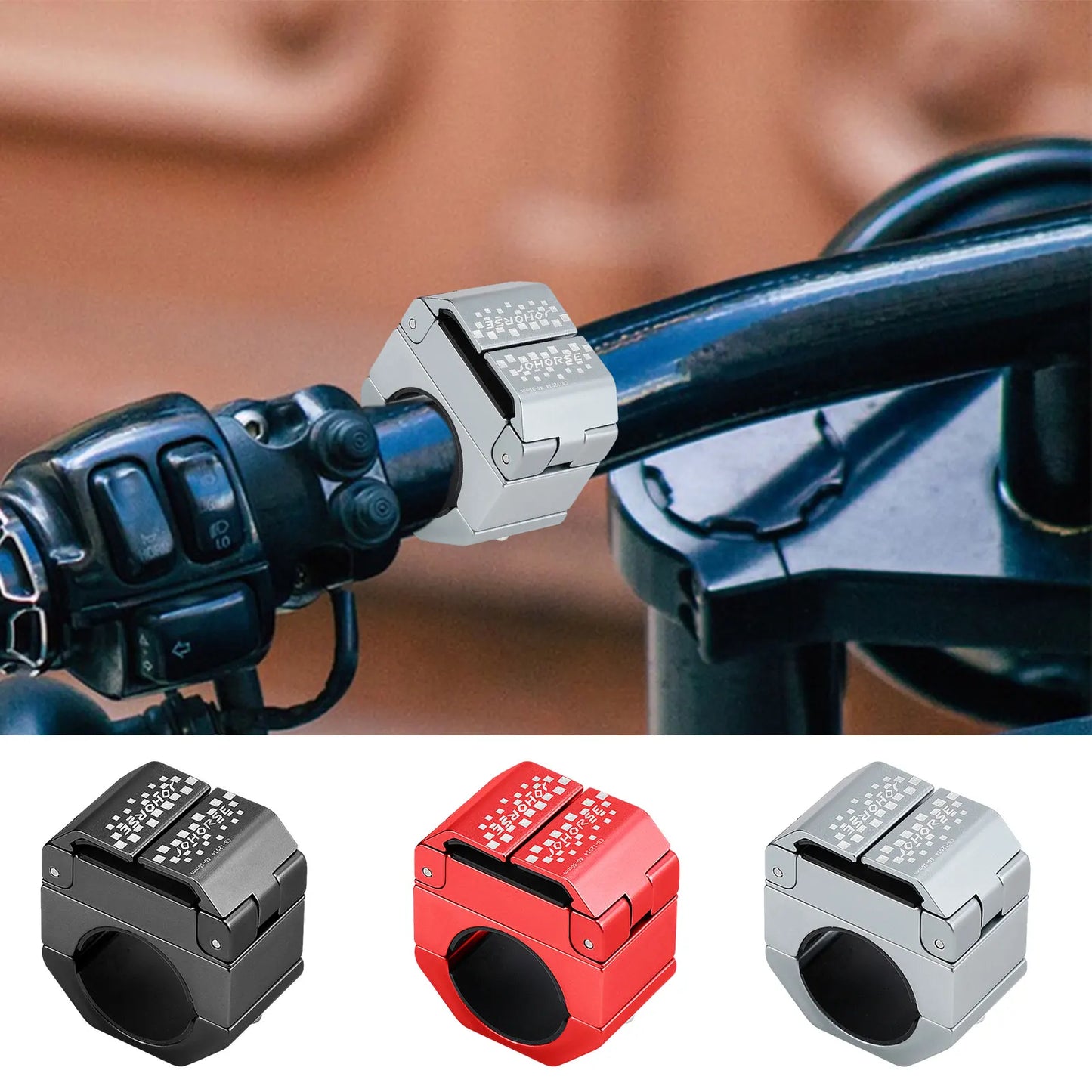 Ring Design Bike Phone Mount – 360° Rotation, Aluminum Alloy, Universal Fit