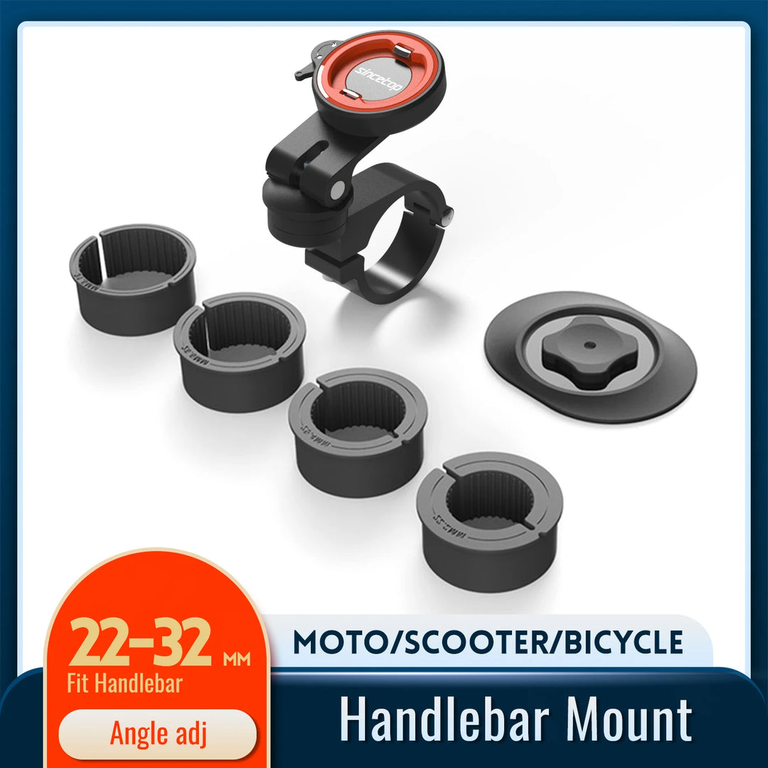 SINCE TOP Universal Bike & Motorcycle Phone Mount – Quick Release, 360° Rotation
