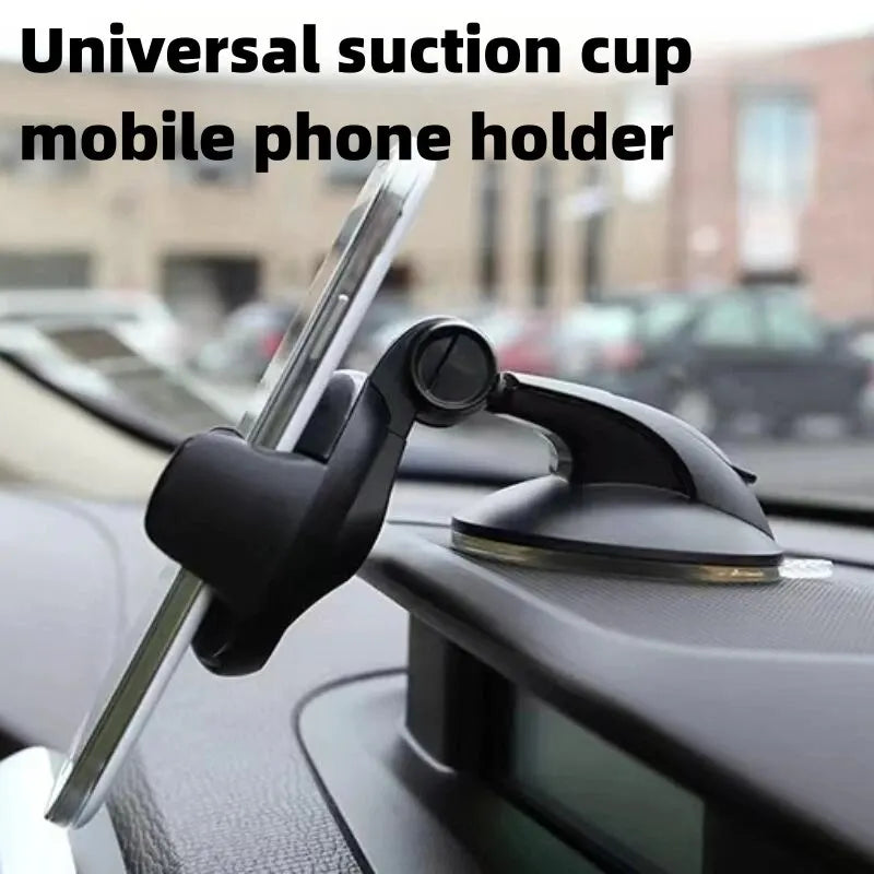 Universal Car Phone Holder – Windshield & Dashboard Suction Mount