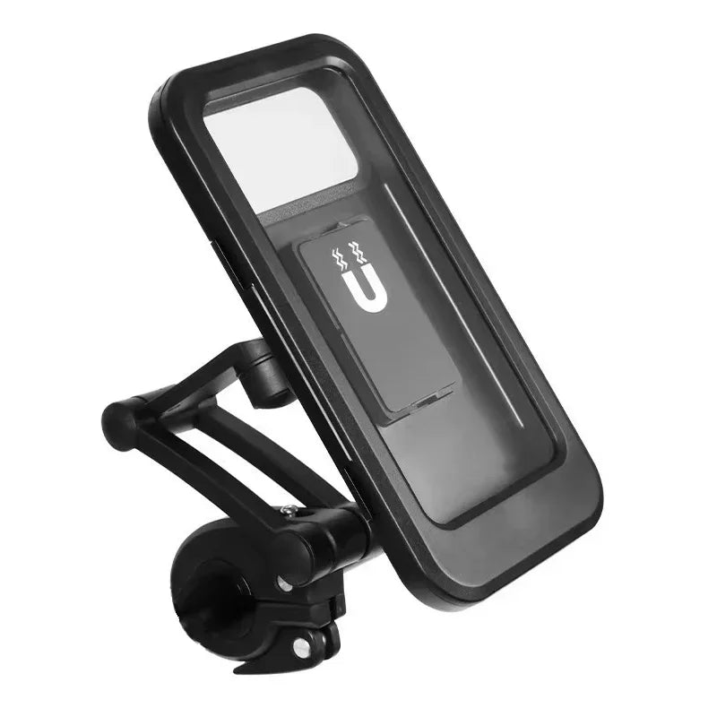 Waterproof Bike Phone Holder – Magnetic 360° Motorcycle Mount