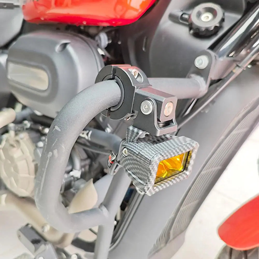 Adjustable Aluminum Motorcycle Spotlight Mount Bracket – Universal Fit for Night Riding – Adjustable Aluminum Motorcycle Spotlight Mount Bracket – Universal Fit for Night Riding