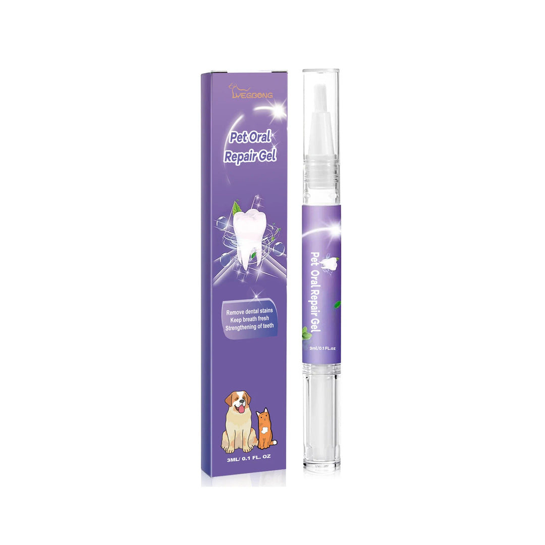 “Pet Dental Gel Pen – Fresh Breath & Tartar Control for Dogs & Cats”